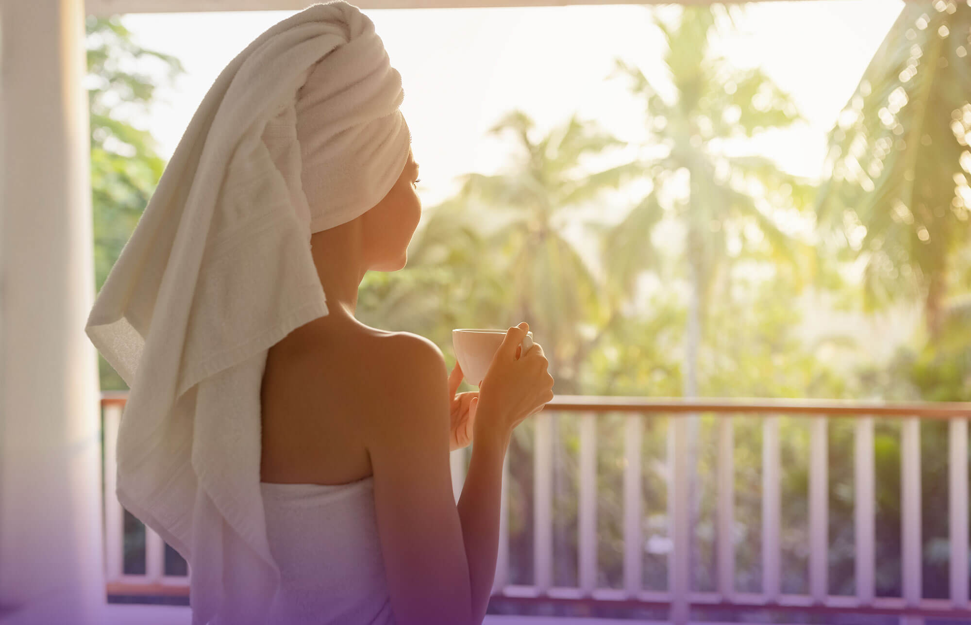 Woman on a micro-retreat break - image